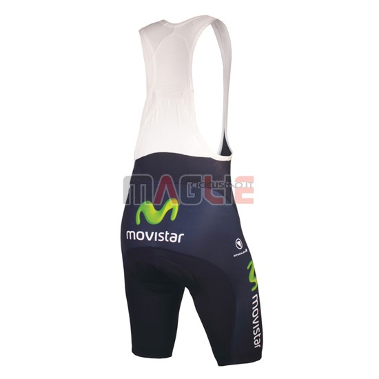 Maglia Movistar manica corta 2016 blu e verde